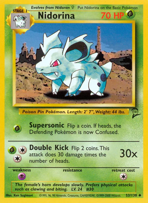 Nidorina — Base Set 2 53/130