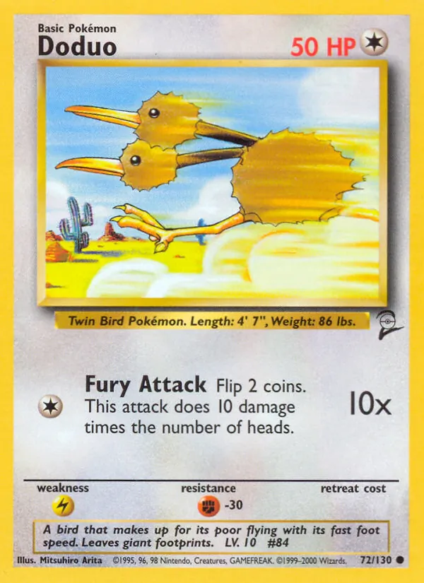 Doduo — Base Set 2 72/130