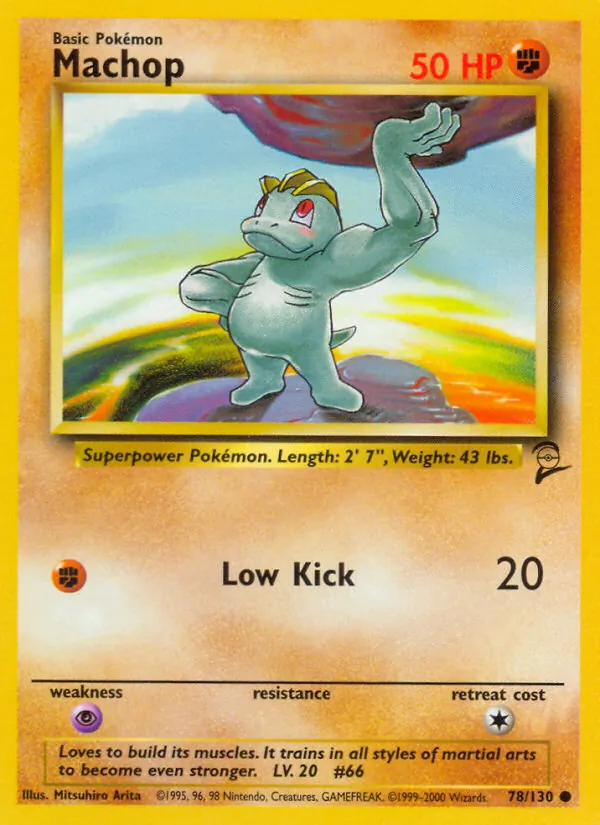 Machop — Base Set 2 78/130