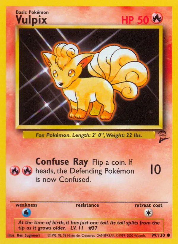Vulpix — Base Set 2 99/130