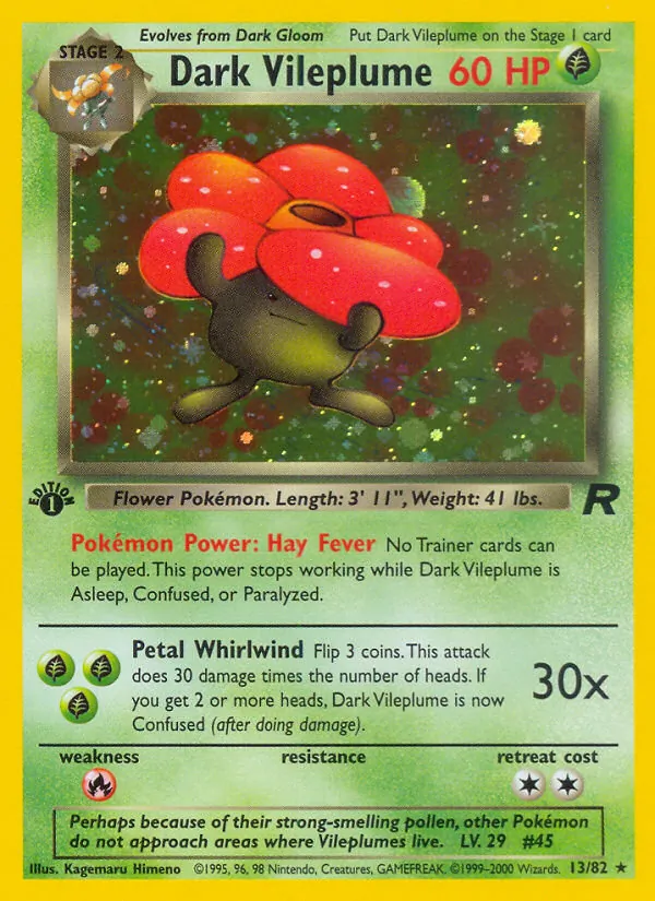 Dark Vileplume — Team Rocket 13/82