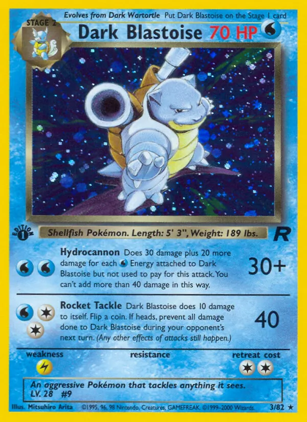 Dark Blastoise — Team Rocket 3/82