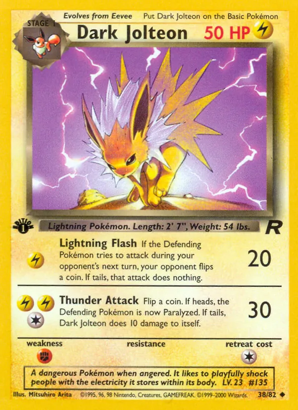 Voltali obscur — Team Rocket 38/82