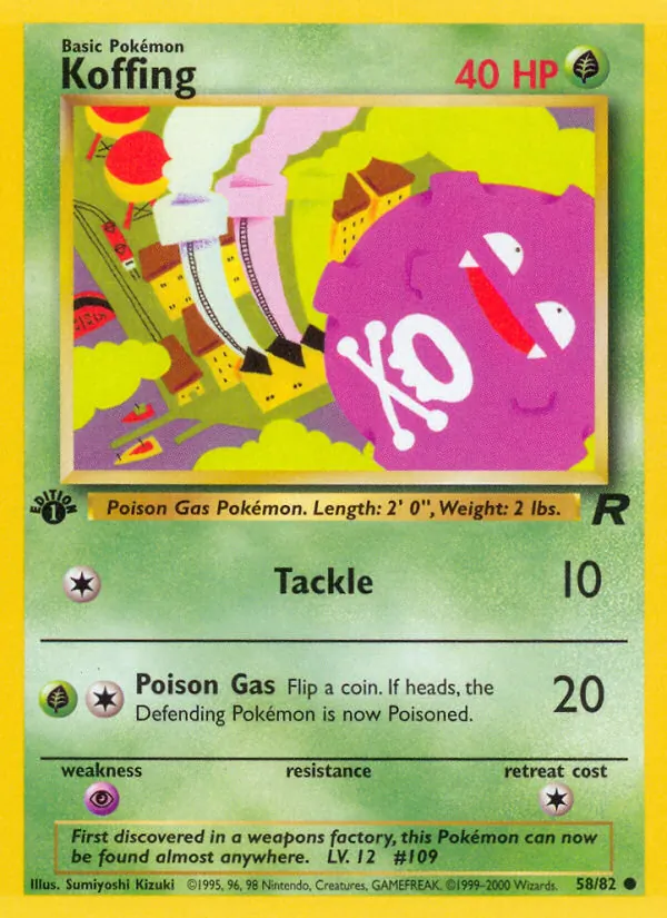 Koffing — Team Rocket 58/82