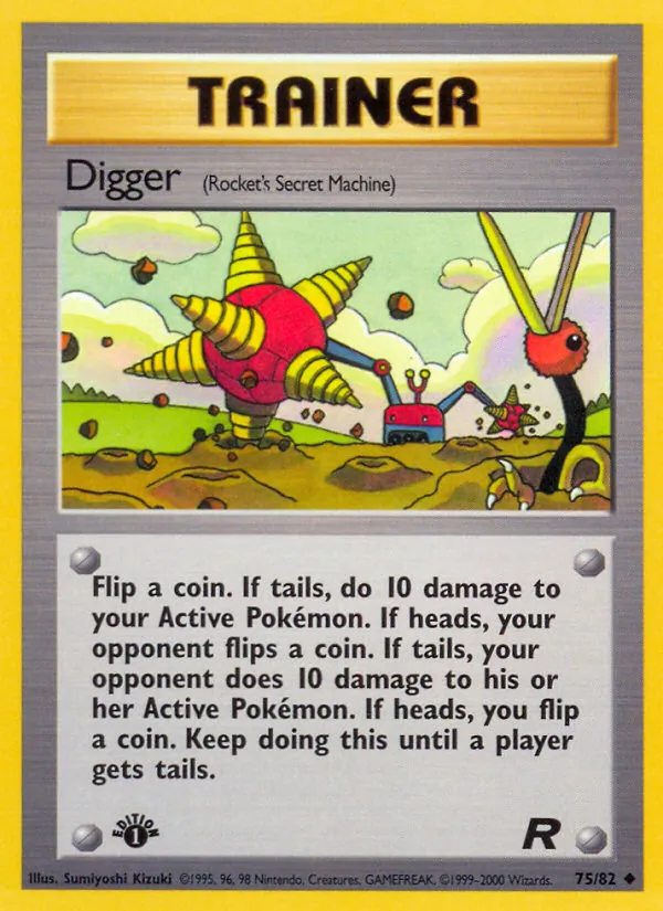 Excavatrice — Team Rocket 75/82