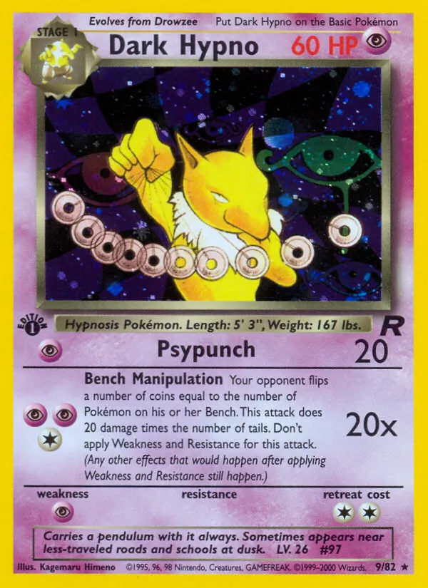 Dark Hypno — Team Rocket 9/82