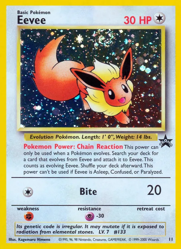 Eevee — Wizards Black Star Promos 11/53