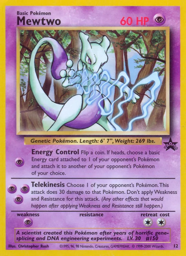 Mewtwo — Wizards Black Star Promos 12/53