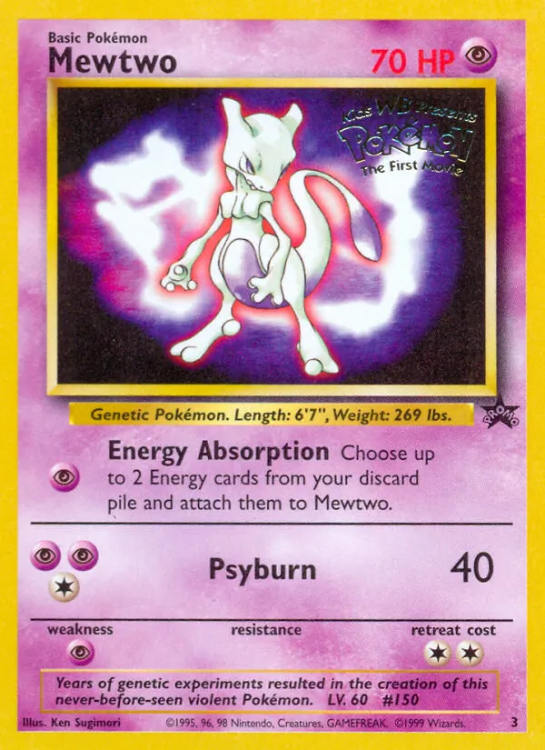 Mewtwo — Wizards Black Star Promos 3/53