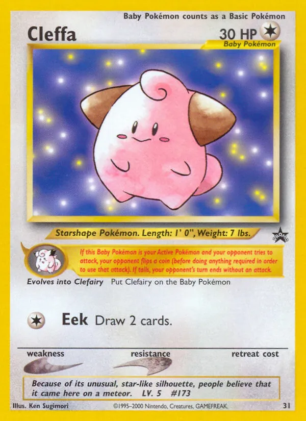Cleffa — Wizards Black Star Promos 31/53