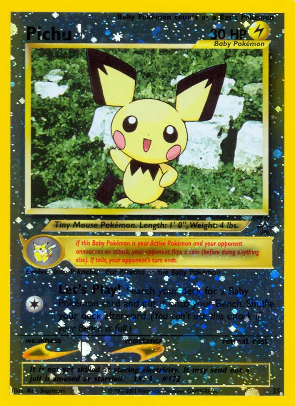 Pichu — Wizards Black Star Promos 35/53