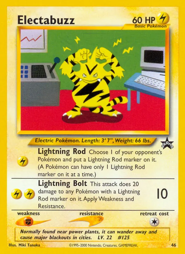 Electabuzz — Wizards Black Star Promos 46/53