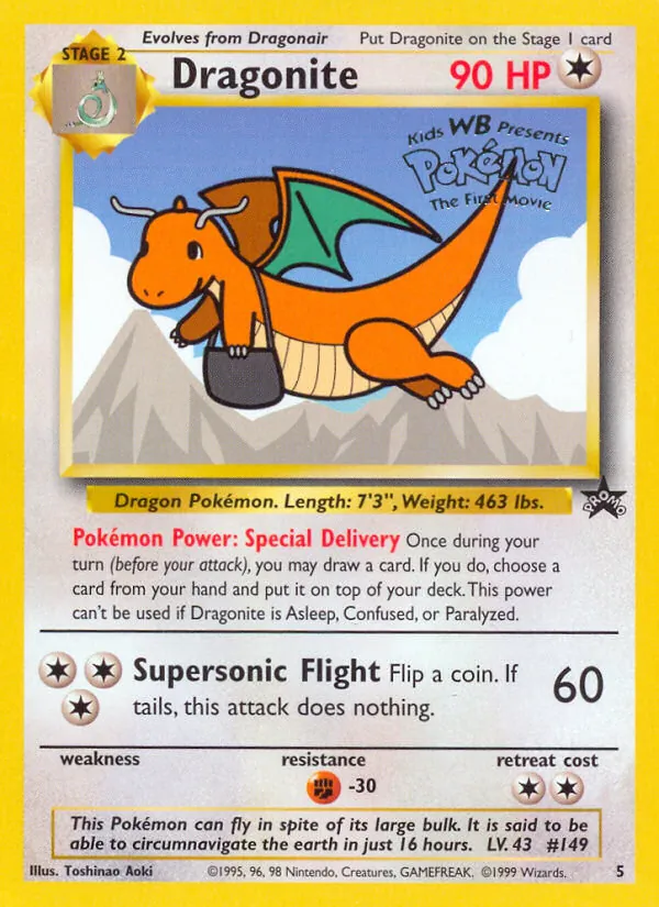 Dragonite — Wizards Black Star Promos 5/53