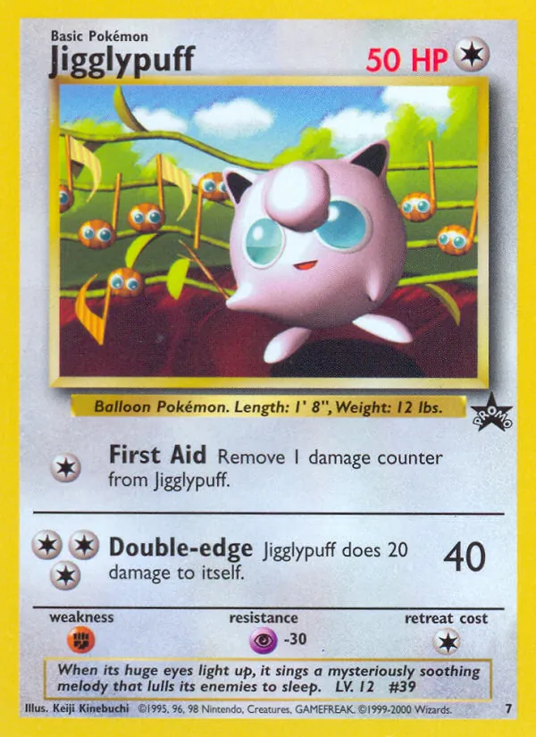Jigglypuff — Wizards Black Star Promos 7/53