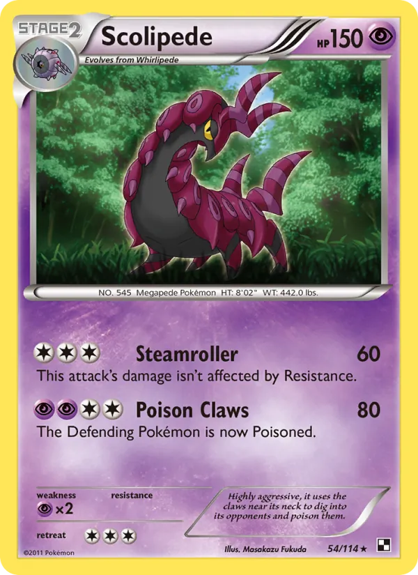 Scolipede — Black & White 54/114