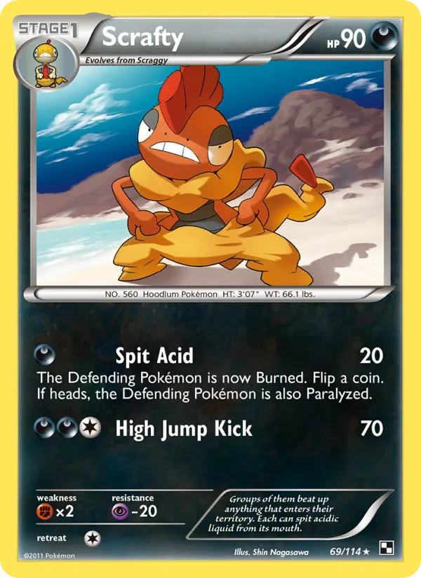 Scrafty — Black & White 69/114