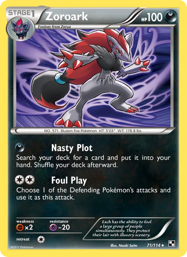 Zoroark — Black & White 71/114