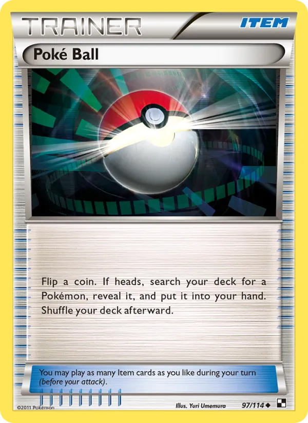 Poké Ball — Black & White 97/114