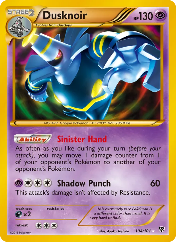 Dusknoir — Plasma Blast 104/101