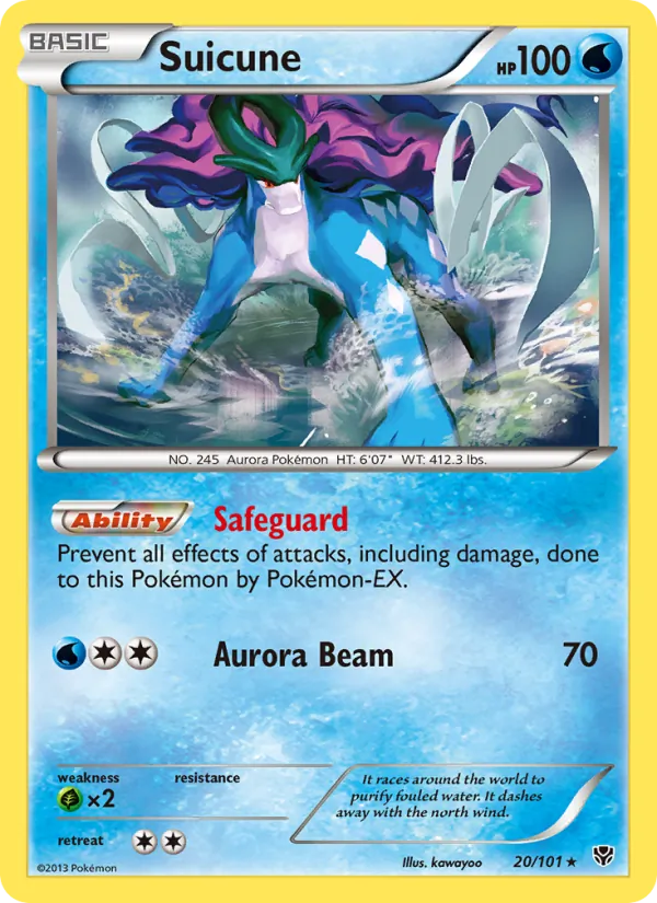 Suicune — Plasma Blast 20/101