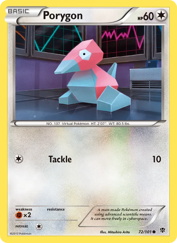 Porygon — Explosion Plasma 72/101