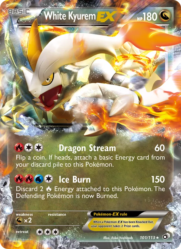 White Kyurem-EX — Legendary Treasures 101/113