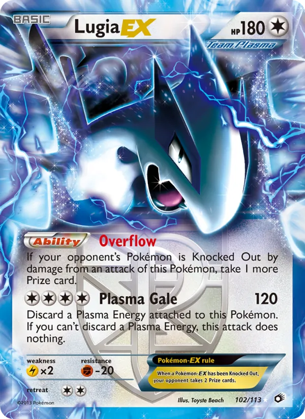 Lugia-EX — Legendary Treasures 102/113