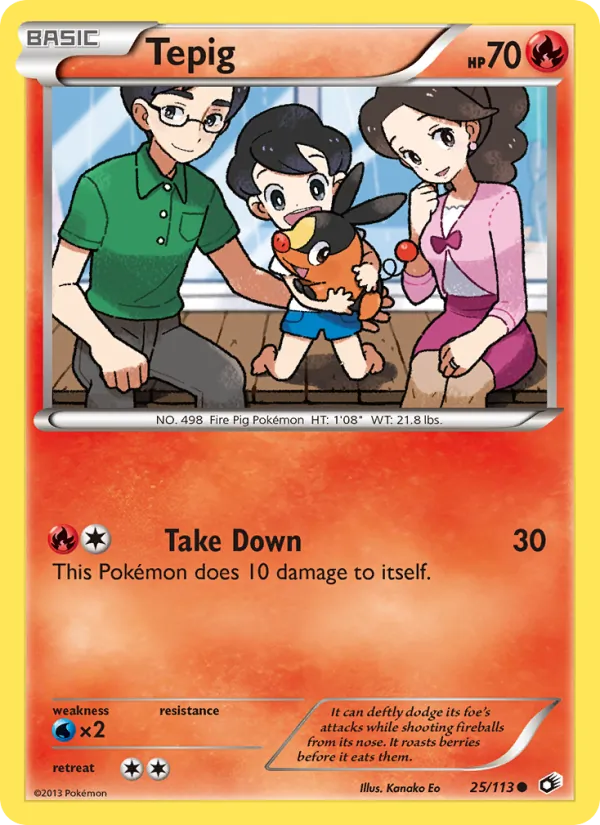 Tepig — Legendary Treasures 25/113