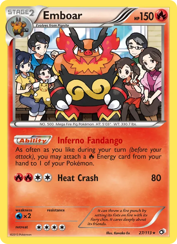 Emboar — Legendary Treasures 27/113