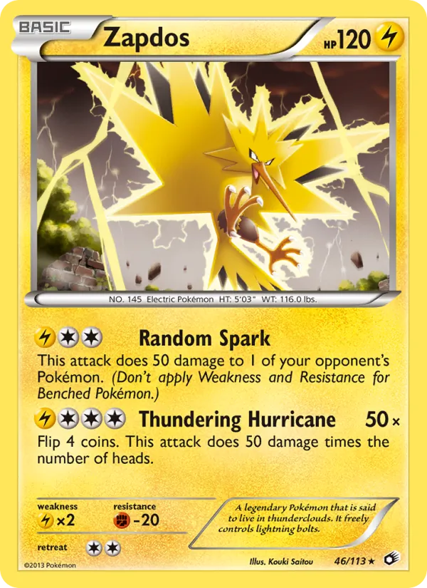 Zapdos — Legendary Treasures 46/113