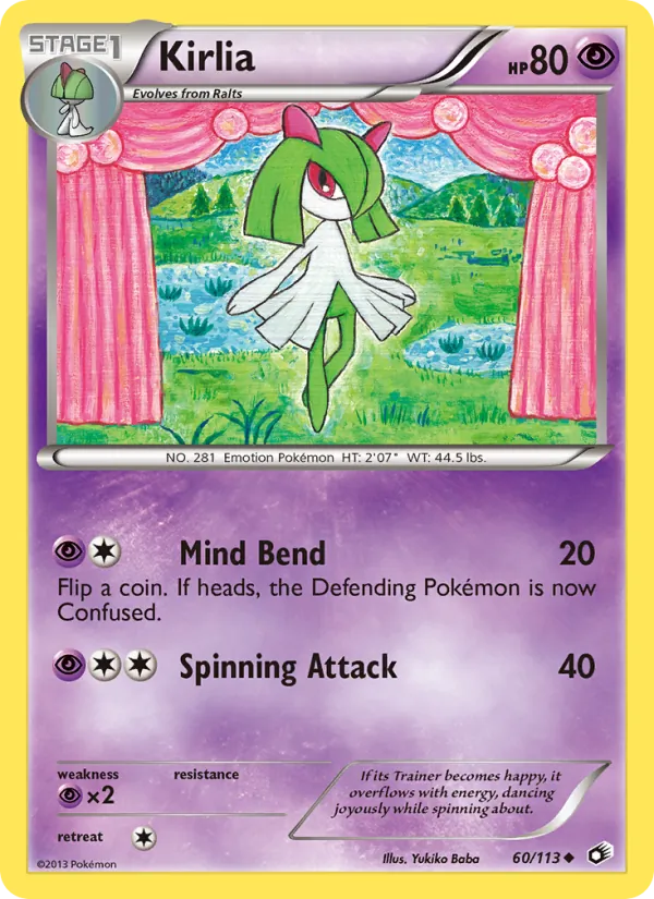 Kirlia — Legendary Treasures 60/113
