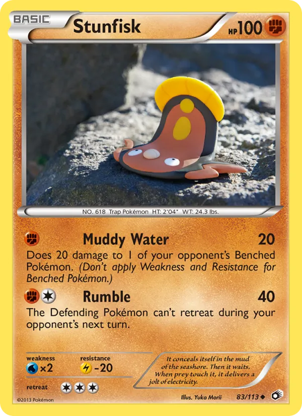 Stunfisk — Legendary Treasures 83/113