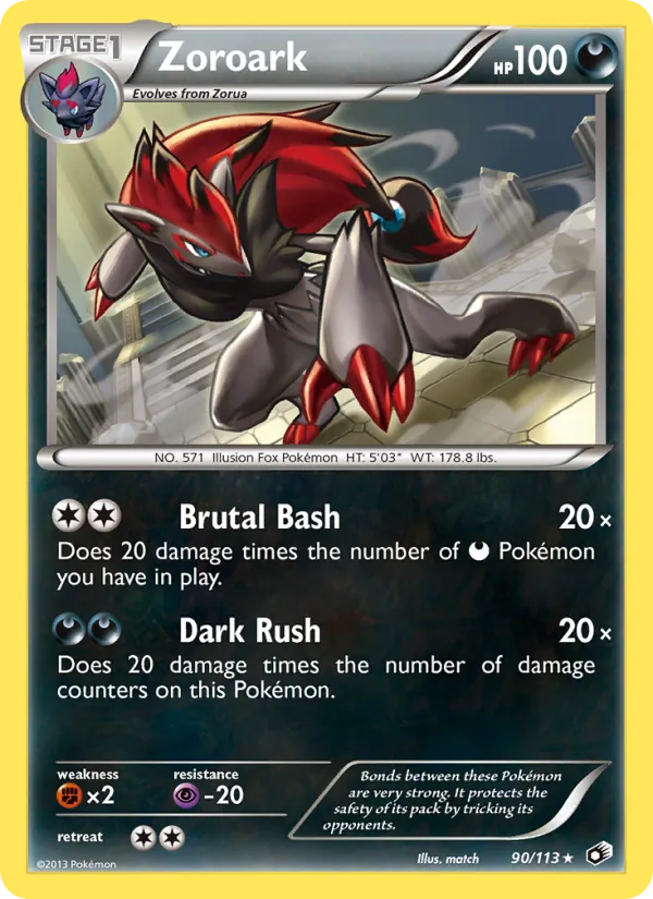 Zoroark — Legendary Treasures 90/113