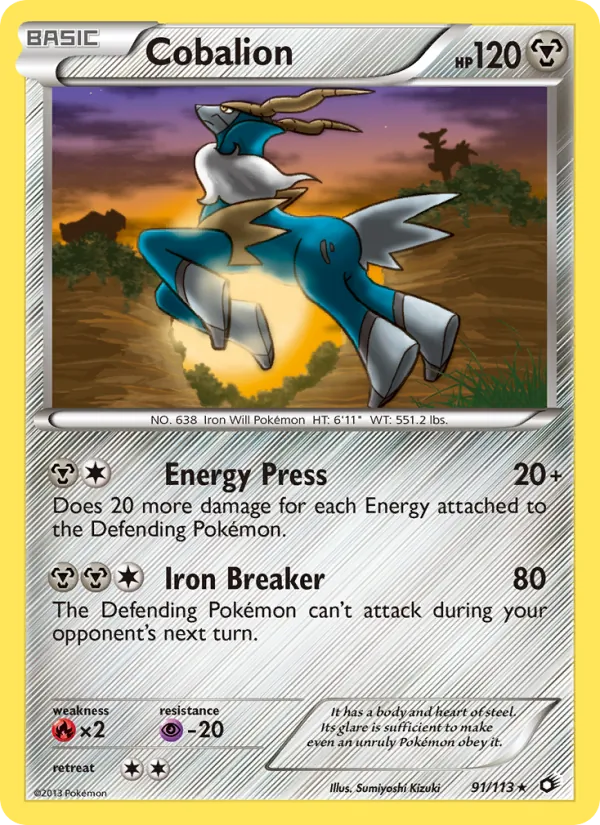 Cobalion — Legendary Treasures 91/113