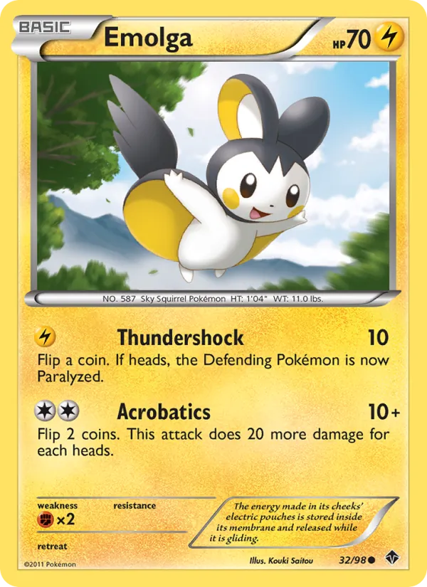 Emolga — Pouvoirs Émergents 32/98