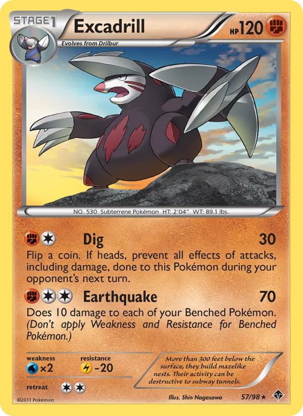 Excadrill — Emerging Powers 57/98