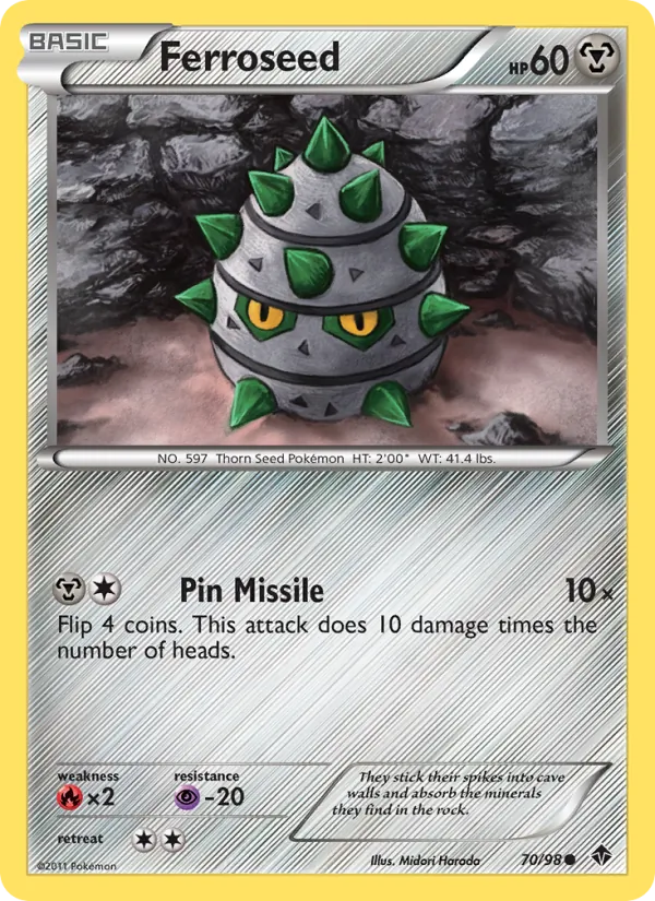 Ferroseed — Emerging Powers 70/98
