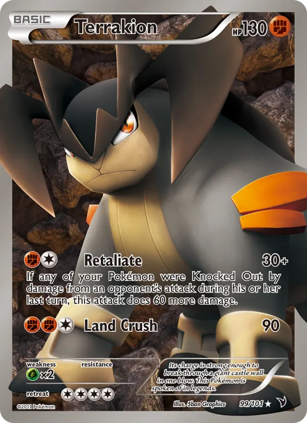 Terrakion — Noble Victories 99/101