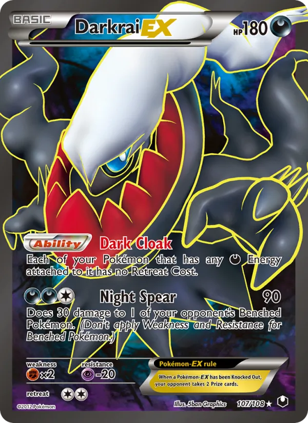 Darkrai-EX — Dark Explorers 107/108