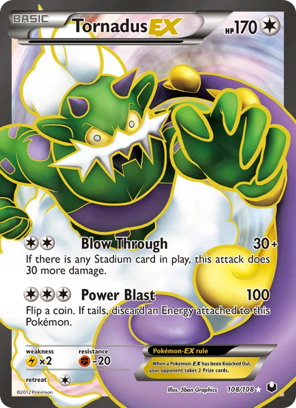 Tornadus-EX — Dark Explorers 108/108