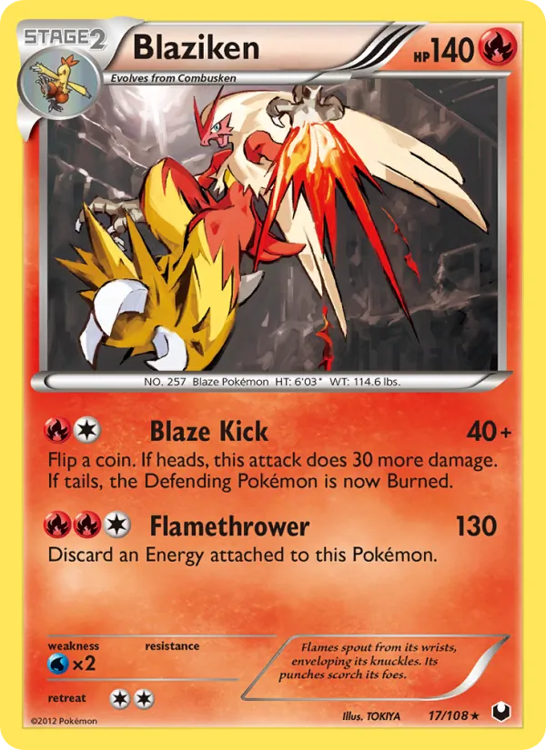 Blaziken — Dark Explorers 17/108