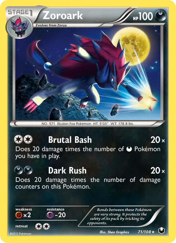 Zoroark — Dark Explorers 71/108