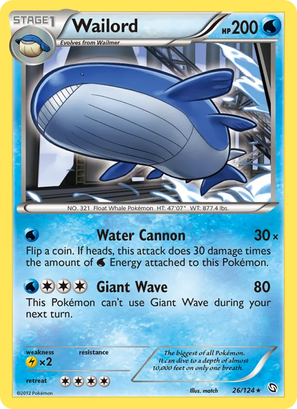 Wailord — Dragons Exalted 26/124