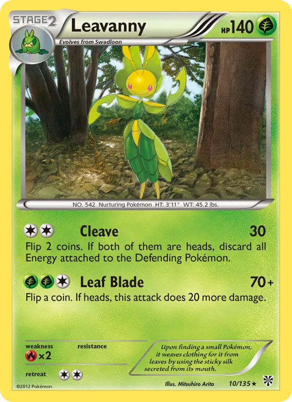 Leavanny — Plasma Storm 10/135