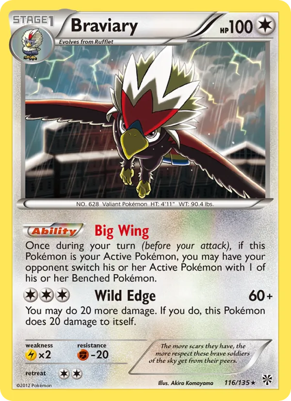 Braviary — Plasma Storm 116/135