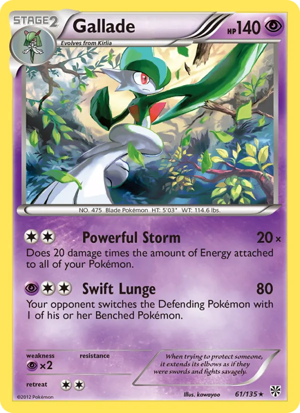 Gallade — Plasma Storm 61/135