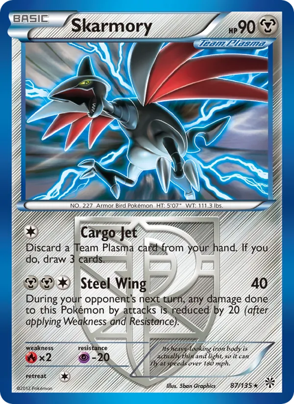 Skarmory — Plasma Storm 87/135