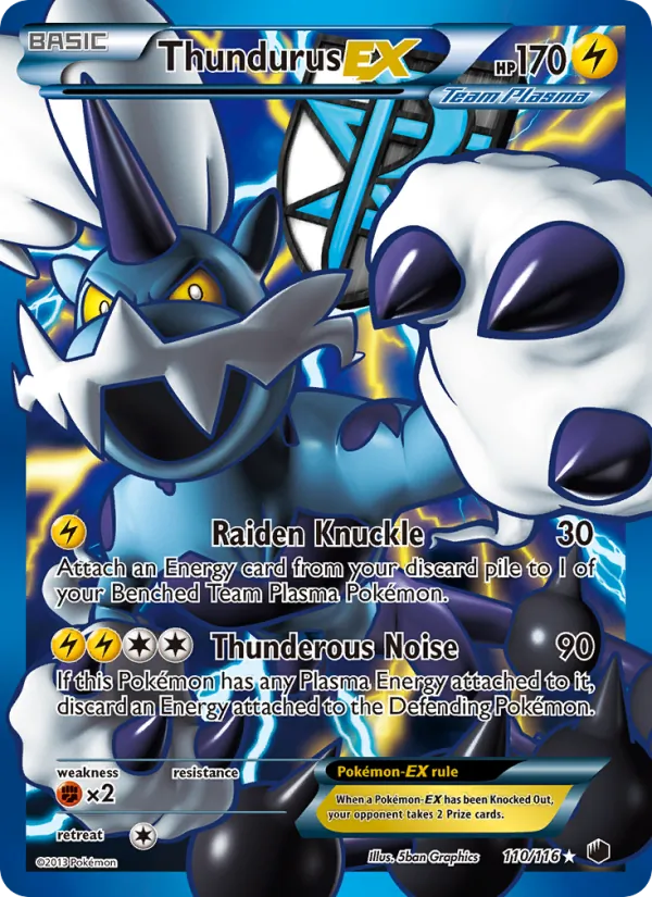 Thundurus-EX — Plasma Freeze 110/116
