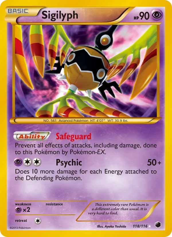 Sigilyph — Plasma Freeze 118/116