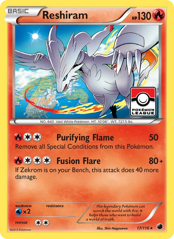 Reshiram — Glaciation Plasma 17/116
